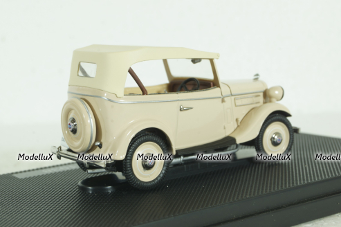 Datsun 17 Phaeton 1938 creme, 44354, Ebbro 1:43