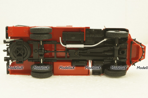 Berliet GLC 28 4x4, fire department, Hachette 1:43