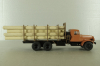 Краз-219Б лесовоз, оранжевый, с бревнами Modellux 1:43