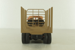 Краз-219Б лесовоз, оранжевый, с бревнами Modellux 1:43