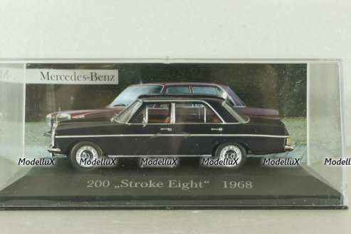 Mercedes 200 "Stroke Eight" (W115), 1968, blue, Altaya 1:43
