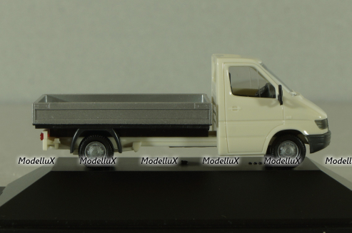 Mercedes Sprinter truck (W901) 1995, white/grey, B66000031, Herpa 1:87