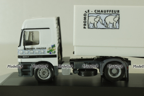 Mercedes Actros 1853 Planensattelzug 2/3 "Promote Chauffeur", B66000283, Herpa 1:87 