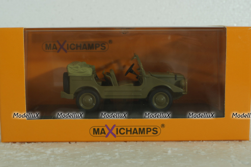 DKW Munga 1955, Khakigrey Satin, 940016101, Maxichamps 1:43