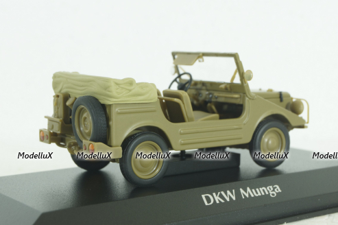 DKW Munga 1955, Khakigrey Satin, 940016101, Maxichamps 1:43
