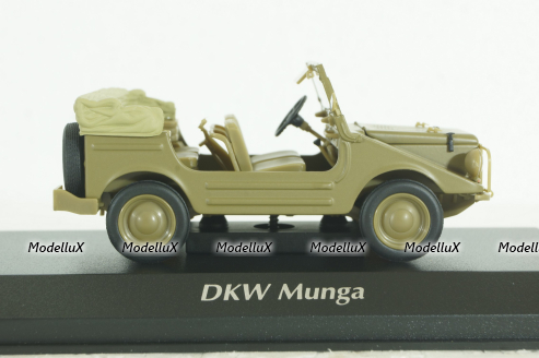 DKW Munga 1955, Khakigrey Satin, 940016101, Maxichamps 1:43