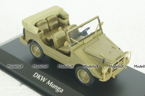 DKW Munga 1955, Khakigrey Satin, 940016101, Maxichamps 1:43