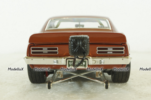 Pontiac firebird drag outlaw, custom metallic orange, 1805217 , ACME 1:18
