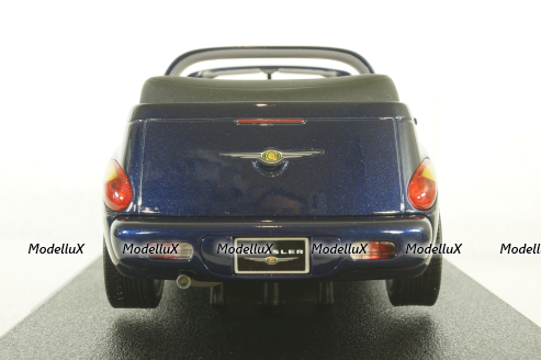 Chrysler PT cruiser cabrio, blue, 53839,  Hotwheels 1:18