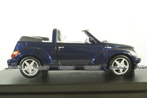 Chrysler PT cruiser cabrio, blue, 53839,  Hotwheels 1:18
