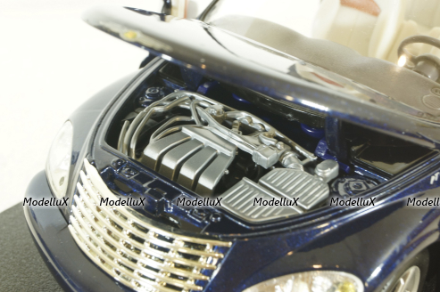 Chrysler PT cruiser cabrio, blue, 53839,  Hotwheels 1:18