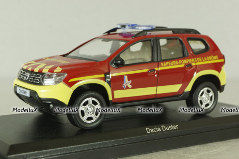 Dacia Duster Pompiers 2020, Chef de Groupe, red, 509048, Norev 1:43
