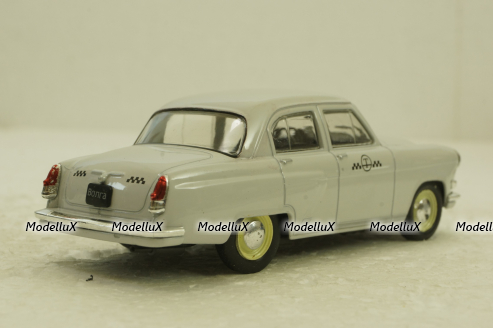 Газ-21Т Волга, такси, серая,Автолегенды СССР 1:43