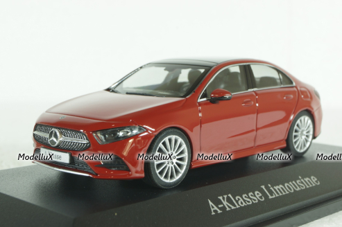 Mercedes A-Class limousine (V177), 2018, red, B66960430, Herpa 1:43