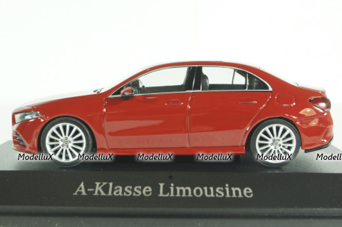 Mercedes A-Class limousine (V177), 2018, red, B66960430, Herpa 1:43