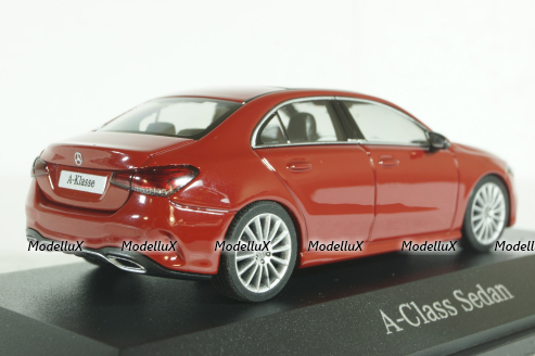 Mercedes A-Class limousine (V177), 2018, red, B66960430, Herpa 1:43