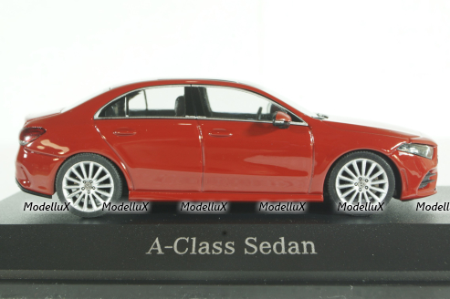 Mercedes A-Class limousine (V177), 2018, red, B66960430, Herpa 1:43