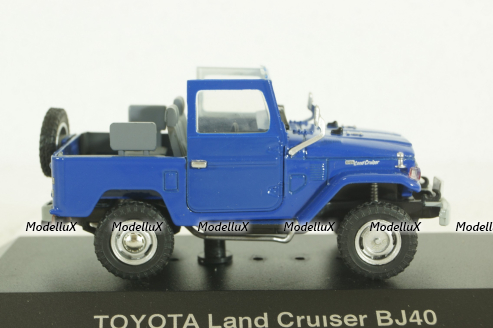 Toyota Land Cruiser BJ40 blue, EBBRO 1:43