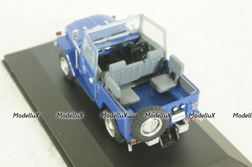 Toyota Land Cruiser BJ40 blue, EBBRO 1:43