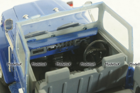 Toyota Land Cruiser BJ40 blue, EBBRO 1:43