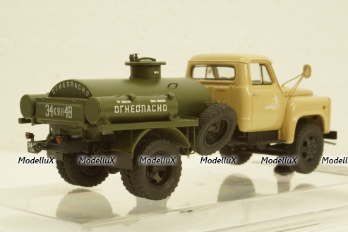 Газ-52 МЗ-3607 Автомобиль-заправщик колхоз им. Дзержинского 1973 г.,105226, DiP Models, 1:43
