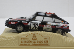Citroen CX 2400 GTI Paris-Dakar 1980 №126 J.P.Luk-P.Alessandrini, Norev 1:43