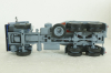 Berliet GRH 230 Cement mixer year 1976 blue / grey, Hachette 1:43