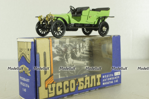 Руссо-Балт С24-30 Дубль-Фаэтон 1988, февраль 2002г., Тантал/Радон 1:43