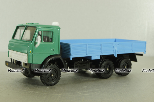 КамАЗ-5320 бортовой, зеленый/голубой, Арек 1:43 