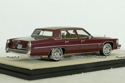 Cadillac Sedan de Ville (1983), carmine red, STM83503, Stamp Models 1:43