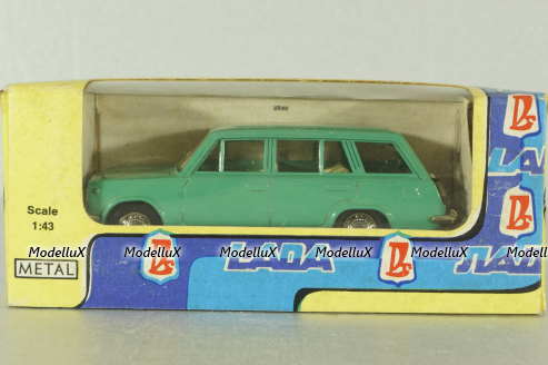 Ваз-2102 А11, зеленый, ноябрь 83г., Тантал/Радон 1:43
