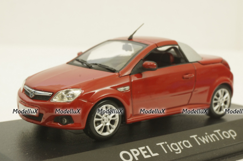 Opel Tigra (B) TwinTop 2006, red, 1799095, Minichamps 1:43