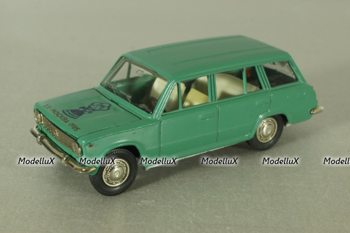 Ваз-2102 А11, зеленый, Фестивальный, Тантал/Радон 1:43