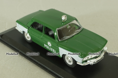 BMW 2000 Polizei 1967, gren/white, 1339, Eligor 1:43