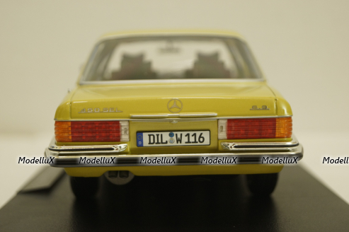 Mercedes 450 SEL 6.9 (W116) S-class 1975 mimosa yellow, 18085, Iscale 1:18