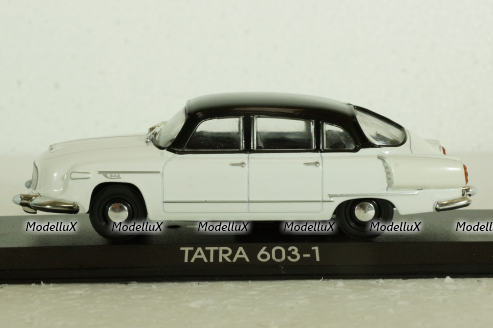 Tatra 603-1, white, DeAgostini 1:43