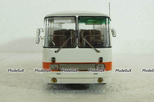 Лаз-699Р 1981, бело/оранжевый, автобус, DEM009, DEMPRICE 1:43