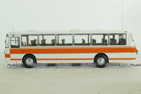 Лаз-699Р 1981, бело/оранжевый, автобус, DEM009, DEMPRICE 1:43
