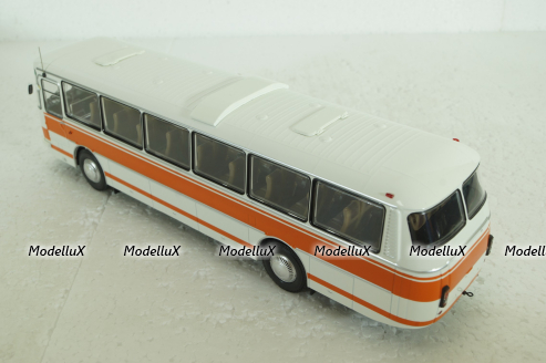 Лаз-699Р 1981, бело/оранжевый, автобус, DEM009, DEMPRICE 1:43