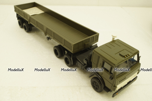 Камаз-5410, с полуприцепом, зеленый, Элекон 1:43