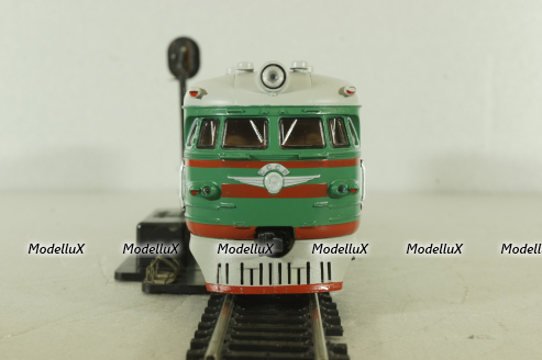 ЭР2 головной вагон 1962, зеленый, Наши поезда №14, Modimio 1:87