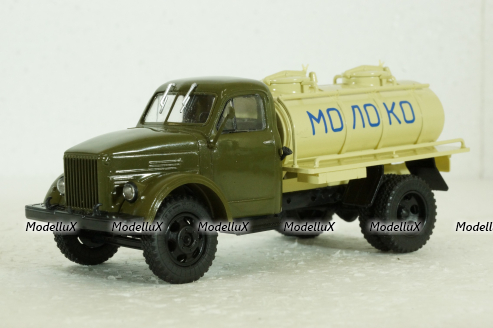 АЦПТ-1,8 "Молоко" автоцистерна на шасси Газ-51А, Легендарные грузовики СССР №75, 1:43
