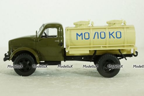 АЦПТ-1,8 "Молоко" автоцистерна на шасси Газ-51А, Легендарные грузовики СССР №75, 1:43