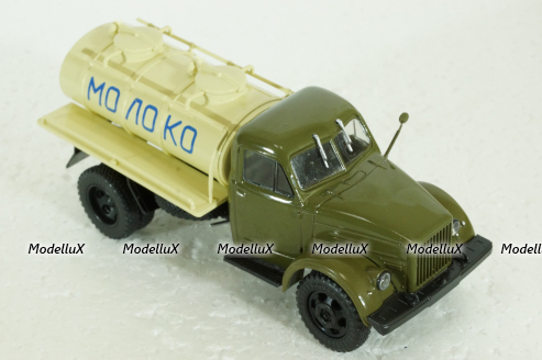 АЦПТ-1,8 "Молоко" автоцистерна на шасси Газ-51А, Легендарные грузовики СССР №75, 1:43