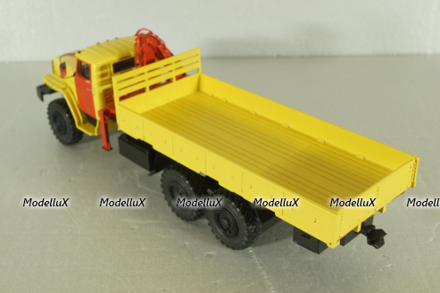 Урал-4320-0911 Аварийный, с манипулятором, желтый, Nik Models 1:43