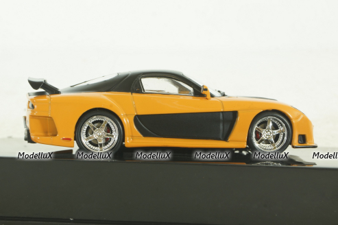 Mazda RX-7 (2006) orange, Fast&Furious #18, FF021, Altaya 1:43