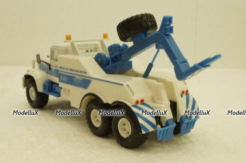 Краз-255Б БРО-200 Эвакуатор білий, Н945, Наш Автопром 1:43 ( Квадратные фары)