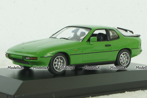 Porsche 924 1984 green, 940062124, Maxichamps 1:43