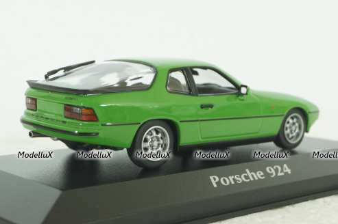 Porsche 924 1984 green, 940062124, Maxichamps 1:43