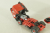Mercedes SK 1850 tractor with semi trailer HOYER 1994, red, Herpa 1:87